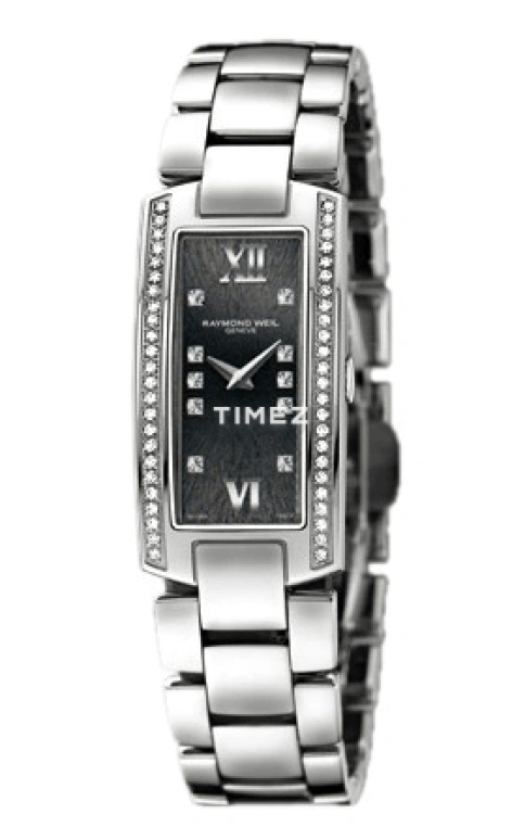 Raymond Weil,Women’s 44mm,44mm,Stainless Steel,Grey,Quartz,Sapphire,Crystal Glass,Square,1500,1500-ST1-00785