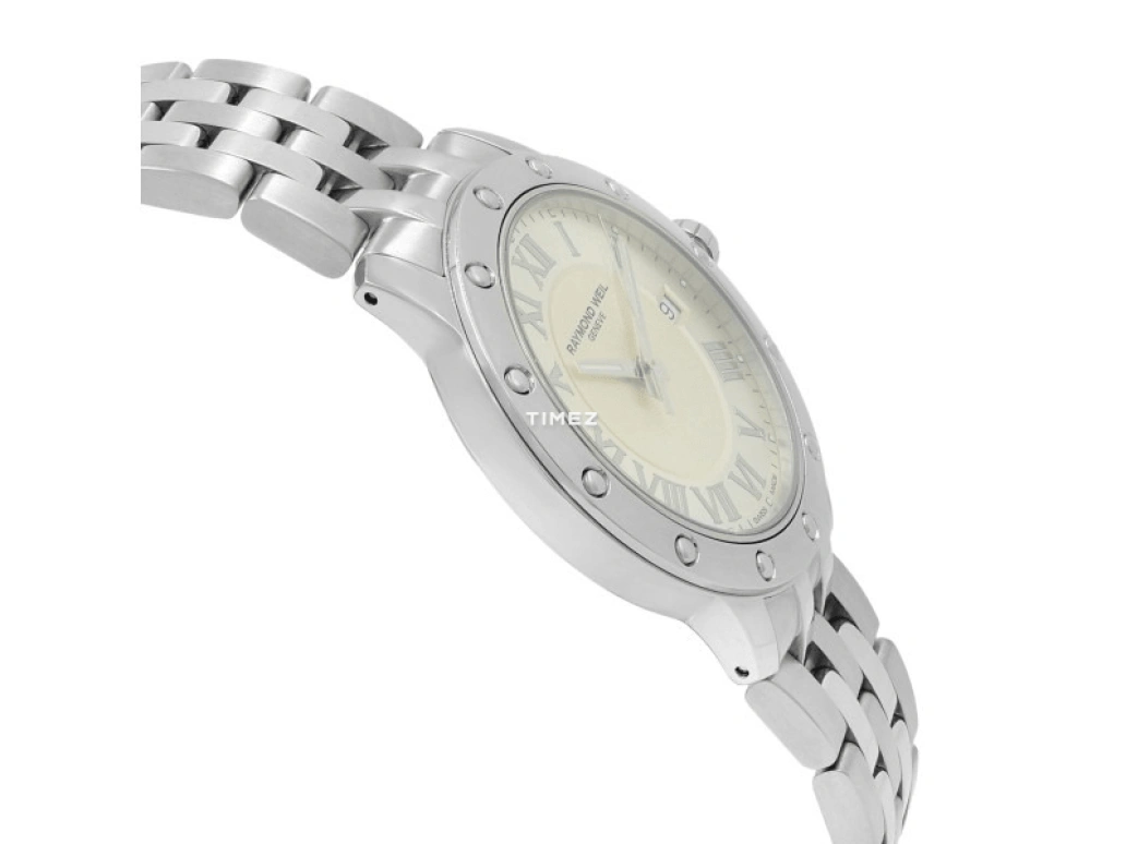 Raymond Weil,Men’s 39mm,39mm,Stainless Steel,Silver,Grey,Quartz,Day,Sapphire,Crystal Glass,5599,5599-ST-00658