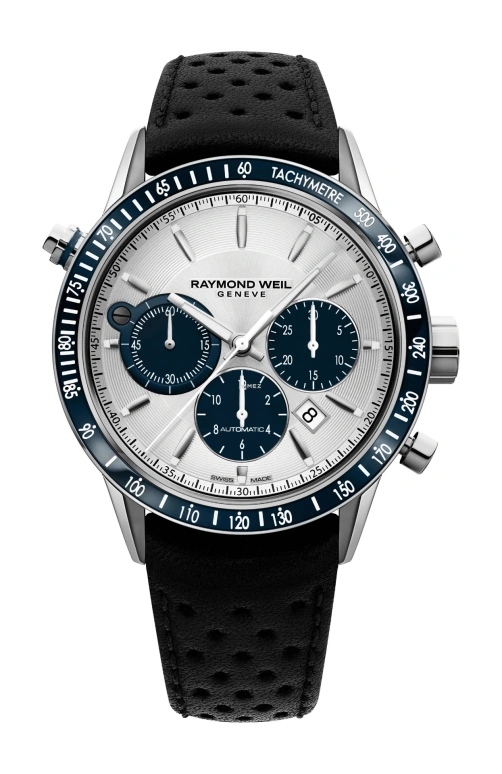 Raymond Weil,Men’s 43mm,43mm,Stainless Steel,Silver,Grey,Automatic,Chronograph,Day,7740,7740-SC3-65521