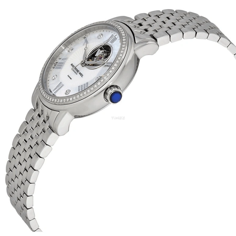 Raymond Weil,Women’s 30mm,30mm,Stainless Steel,Silver White,Automatic,Round,Silver,2627,2627-STS-00965