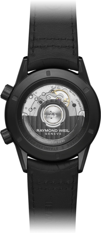 Raymond Weil,Men’s 40.50mm,40.50mm,Stainless Steel,Black,Automatic,Day,Dule Time,World Time,2765,2765-BKC-20001