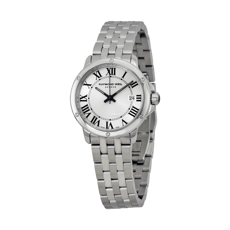 Raymond Weil,Women’s 28mm,28mm,Stainless Steel,Silver,Quartz,Day,Sapphire,Crystal Glass,5391,5391-ST-00659