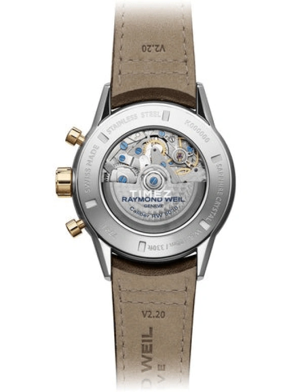 Raymond Weil,Men’s 43.50mm,43.50mm,Stainless Steel,Silver,Grey,Automatic,Chronograph,Sapphire,Crystal Glass,7741,7741-S51-65021
