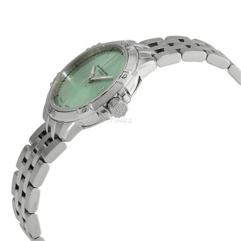 Raymond Weil,Women’s 30mm,30mm,Stainless Steel,Green,Quartz,Day,Sapphire,Crystal Glass,5960,5960-ST-00520
