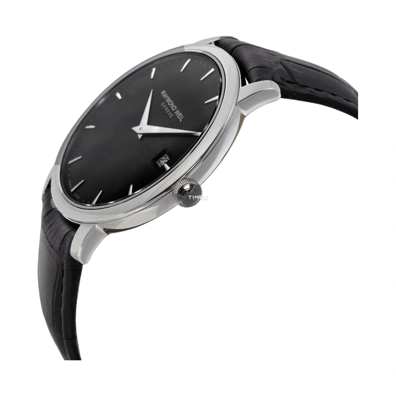 Raymond Weil,Men’s 42mm,42mm,Stainless Steel,Black,Quartz,Day,Sapphire,Crystal Glass,5588,5588-STC-20001