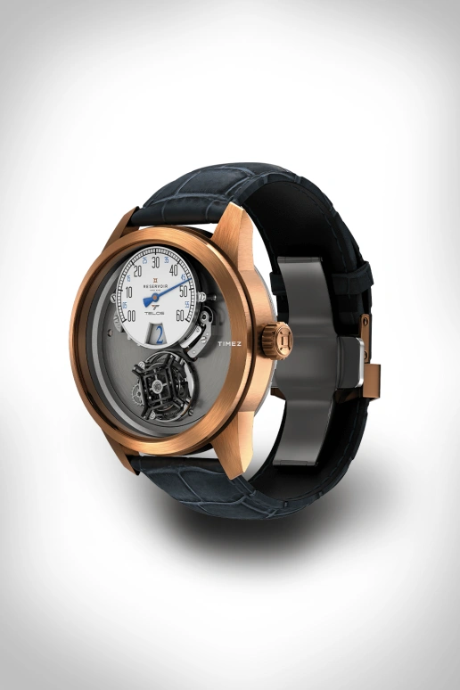 Reservoir,Partnership 43mm,43mm,Bronze,White,Brown,Automatic,Tourbillon,Jumping Hours,Retrograde,RSV03,RSV03.TF/136