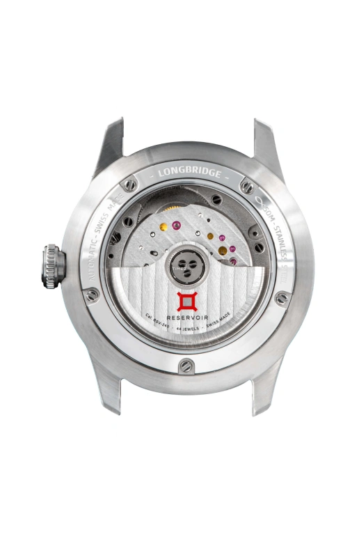 Reservoir,Longbridge 39mm,39mm,Stainless Steel,Blue,Automatic,Power Reserve Indicator,Jumping Hours,Retrograde,RSV01,RSV01.LB/132.BL