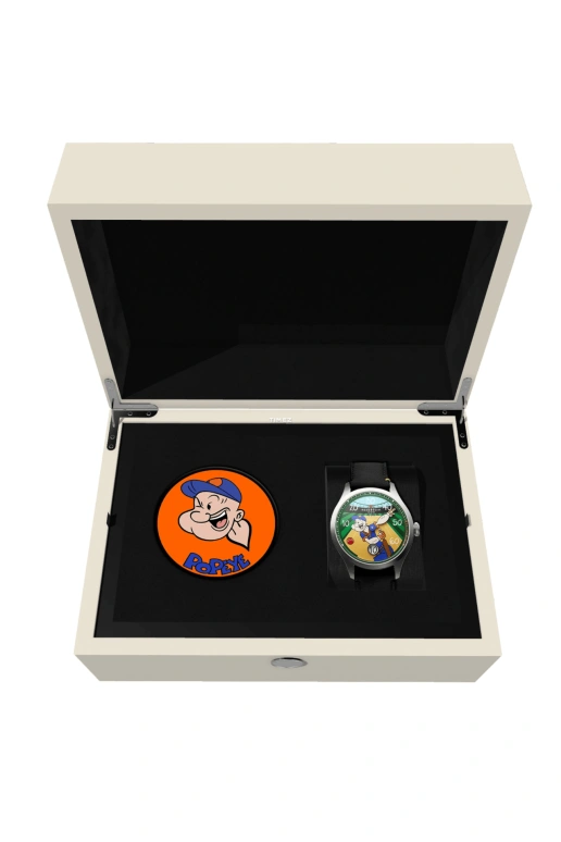 Reservoir,Popeye 41.50mm,41.50mm,Stainless Steel,Multi-Color,Green,Yellow,Automatic,Jumping Hours,Retrograde,RSV04,RSV04.PO/133.CR