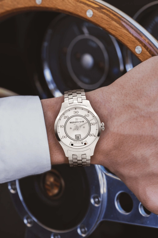 Reservoir,Kanister 41.50mm,41.50mm,Stainless Steel,Silver,Automatic,Power Reserve Indicator,Jumping Hours,Retrograde,RSV01,RSV01.KN/133.SI.BA