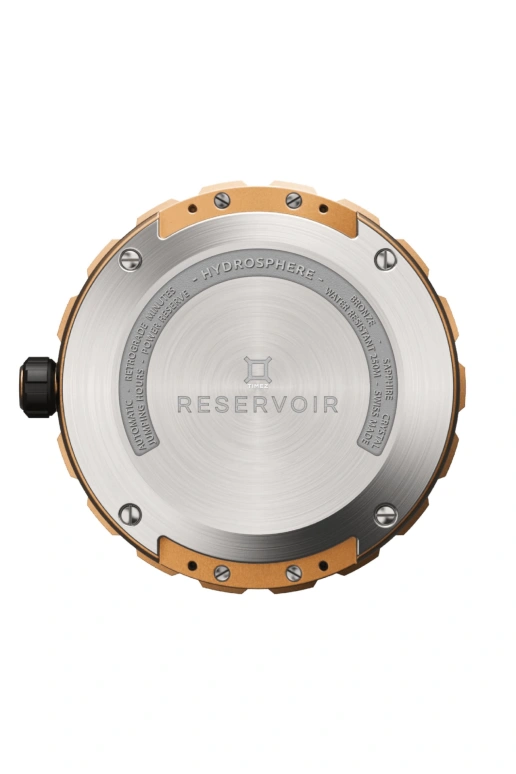 Reservoir,Hydrosphere 45mm,45mm,Bronze,Green,Automatic,Power Reserve Indicator,Jumping Hours,Retrograde,RSV03,RSV03.HY/334.GR