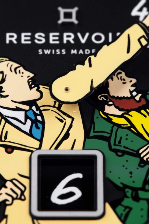 Reservoir,Blake et Mortimer 41.50mm,41.50mm,Stainless Steel,Black,Green,Cream,Multi-Color,Automatic,Jumping Hours,Retrograde,RSV04,RSV04.BM/133