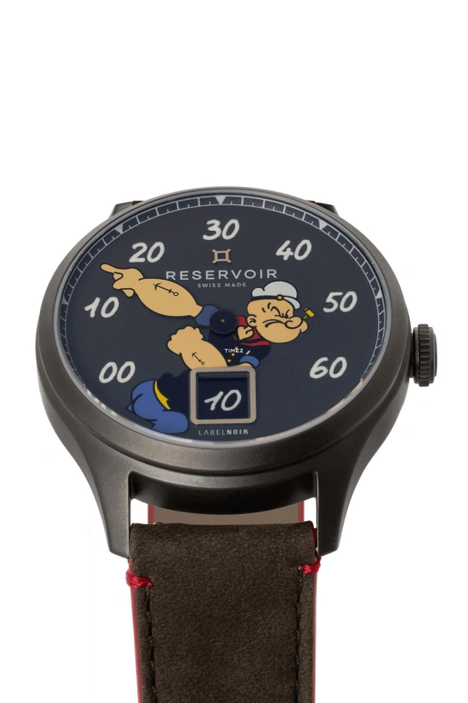 Reservoir,Popeye 41.50mm,41.50mm,Titanium,Grey,Automatic,Jumping Hours,Retrograde,RSV04,RSV04.PO/433