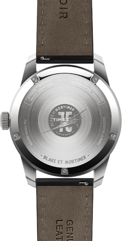 Reservoir,Blake et Mortimer 41.50mm,41.50mm,Stainless Steel,Black,Green,Cream,Multi-Color,Automatic,Jumping Hours,Retrograde,RSV04,RSV04.BM/133