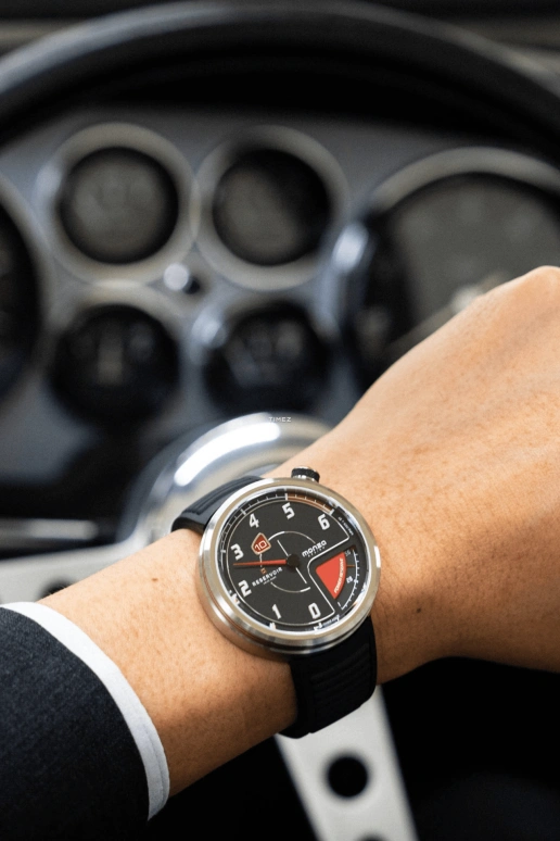 Reservoir,MONZA design 43mm,43mm,Stainless Steel,Black,Automatic,Power Reserve Indicator,Jumping Hours,Retrograde,RSV01,RSV01.MD/138.BK