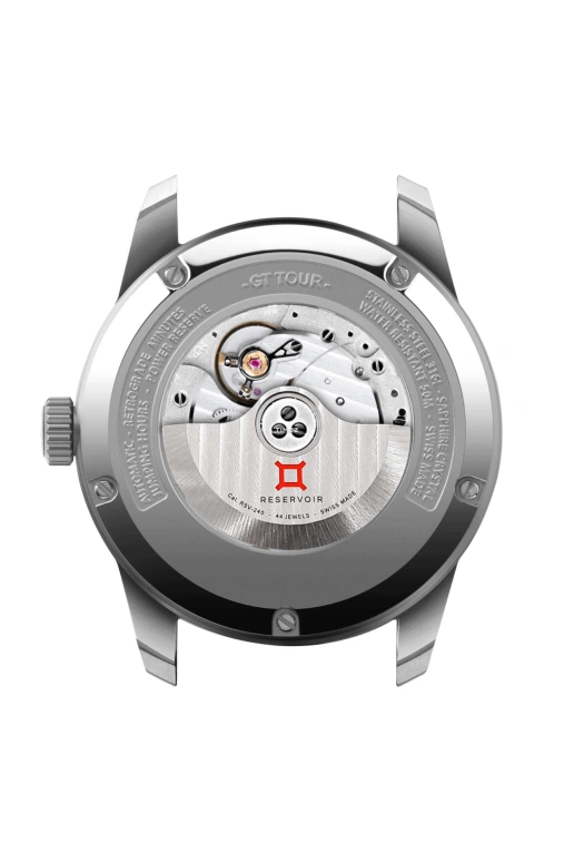 Reservoir,GT-Tour 43mm,43mm,Stainless Steel,Blue,Automatic,Power Reserve Indicator,Jumping Hours,Retrograde,RSV01,RSV01.GT/130-32