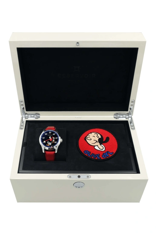 Reservoir,Popeye 39mm,39mm,Stainless Steel,Blue,Automatic,Power Reserve Indicator,Jumping Hours,Retrograde,RSV04,RSV04.PO/132.OL