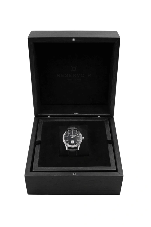 Reservoir,Longbridge 39mm,39mm,Stainless Steel,Black,Automatic,Power Reserve Indicator,Jumping Hours,Retrograde,RSV01,RSV01.LB/130-12s-FG