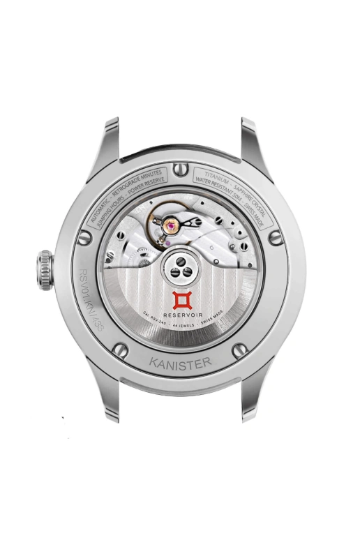 Reservoir,Kanister 41.50mm,41.50mm,Titanium,Black,Automatic,Power Reserve Indicator,Jumping Hours,Retrograde,RSV01,RSV01.KN/433-BK4