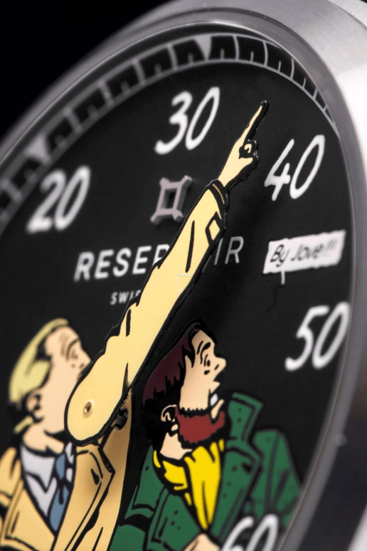 Reservoir,Blake et Mortimer 41.50mm,41.50mm,Stainless Steel,Black,Green,Multi-Color,Automatic,Jumping Hours,Retrograde,RSV04,RSV04.BM/133.BA