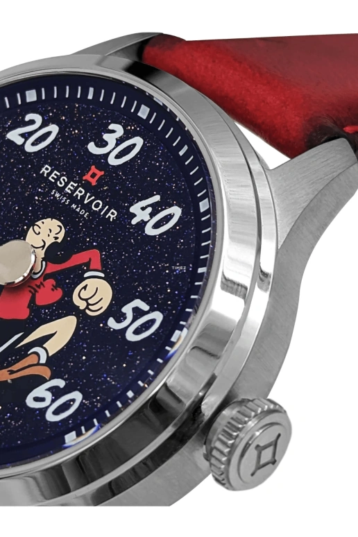 Reservoir,Popeye 39mm,39mm,Stainless Steel,Blue,Automatic,Power Reserve Indicator,Jumping Hours,Retrograde,RSV04,RSV04.PO/132.OL