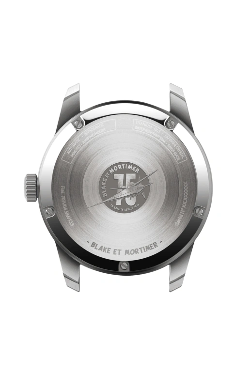 Reservoir,Blake et Mortimer 41.50mm,41.50mm,Stainless Steel,Black,Green,Multi-Color,Automatic,Jumping Hours,Retrograde,RSV04,RSV04.BM/133.BA