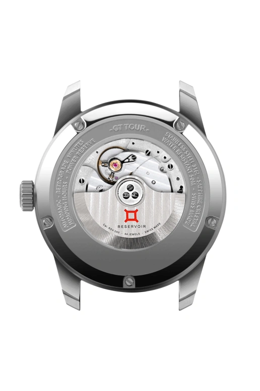 Reservoir,GT-Tour 43mm,43mm,Stainless Steel,Black,Automatic,Power Reserve Indicator,Jumping Hours,Retrograde,RSV01,RSV01.GT/131-12