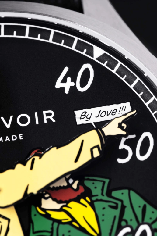 Reservoir,Blake et Mortimer 41.50mm,41.50mm,Stainless Steel,Black,Green,Cream,Multi-Color,Automatic,Jumping Hours,Retrograde,RSV04,RSV04.BM/133