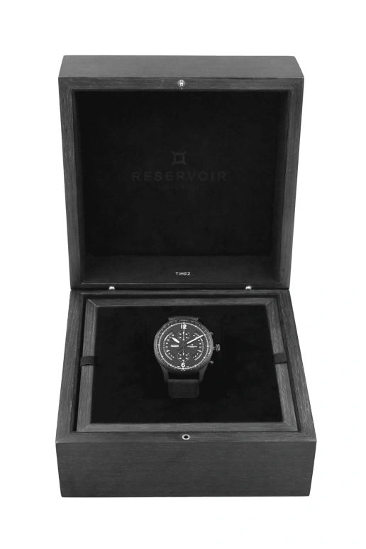Reservoir,Airfight 43mm,43mm,Stainless Steel,Black,Automatic,Chronograph,Day,RSV02,RSV02.AF/136.BL