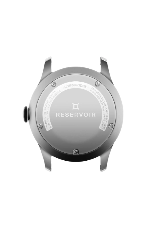 Reservoir,Longbridge 39mm,39mm,Stainless Steel,Black,Automatic,Power Reserve Indicator,Jumping Hours,Retrograde,RSV01,RSV01.LB/130-12s-FG