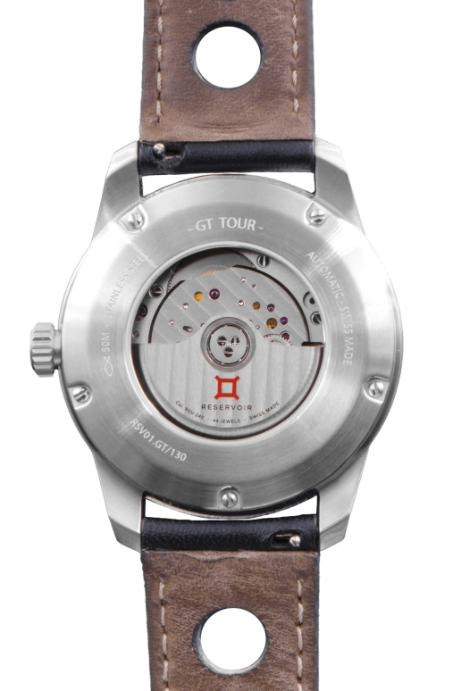 Reservoir,GT-Tour 43mm,43mm,Stainless Steel,Black,Automatic,Power Reserve Indicator,Jumping Hours,Retrograde,RSV01,RSV01.GT/130.CA