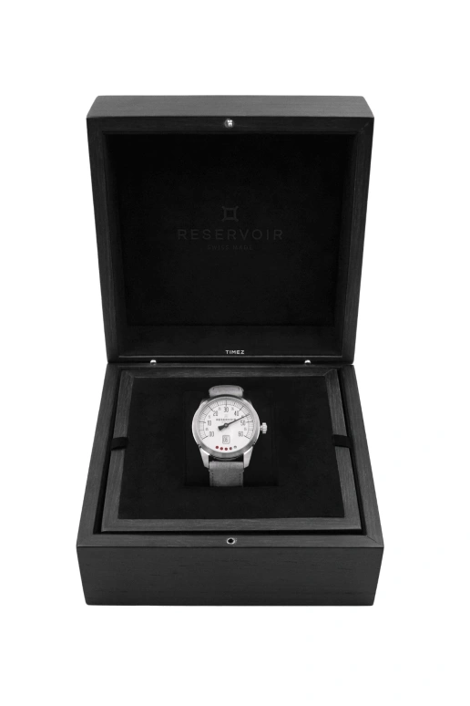 Reservoir,Tiefenmesser 43mm,43mm,Stainless Steel,White,Automatic,Power Reserve Indicator,Jumping Hours,Retrograde,RSV03,RSV03.TF/130-233