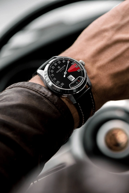 Reservoir,Supercharged 43mm,43mm,Stainless Steel,Dual,Black,Red,Automatic,Power Reserve Indicator,Jumping Hours,Retrograde,RSV11,RSV11.SC/130-12rz5