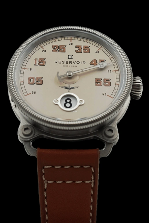 Reservoir,Black Sparrow 42mm,42mm,Stainless Steel,Sand,Automatic,Jumping Hours,Retrograde,RSV02,RSV02.PL/135.WH