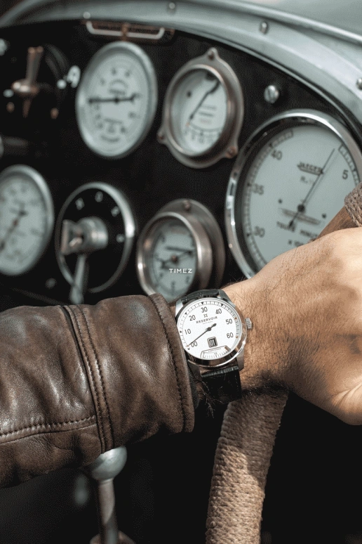 Reservoir,Supercharged 43mm,43mm,Stainless Steel,White,Automatic,Power Reserve Indicator,Jumping Hours,Retrograde,RSV01,RSV01.SC/130-21