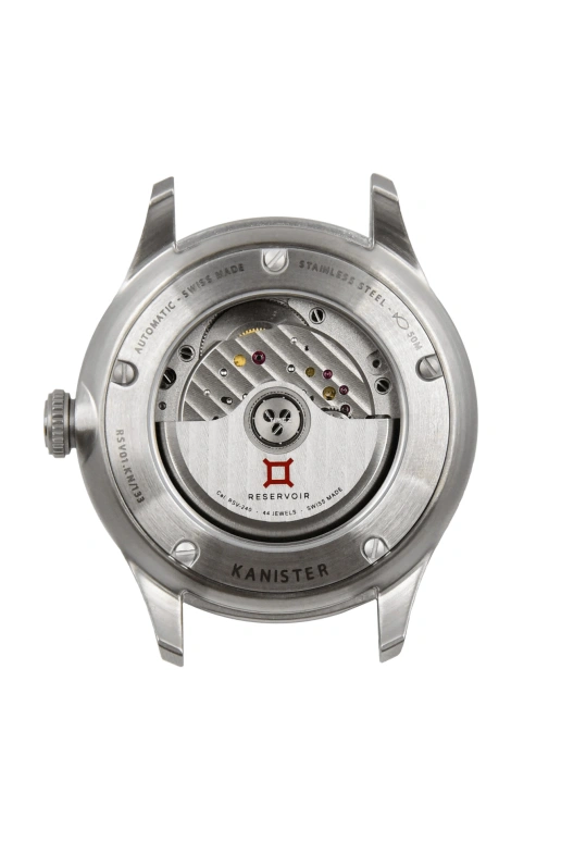 Reservoir,Kanister 41.50mm,41.50mm,Stainless Steel,Silver,Automatic,Power Reserve Indicator,Jumping Hours,Retrograde,RSV01,RSV01.KN/133.SI.BA