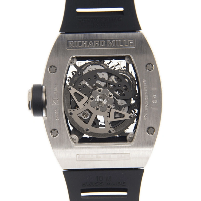 Richard Mille,Not Tourbillon 39x48mm,39x48mm,White Gold,Skeleton,Automatic,Day,Sapphire,RM 010 WG DI,RM 010 WG DI-CASE