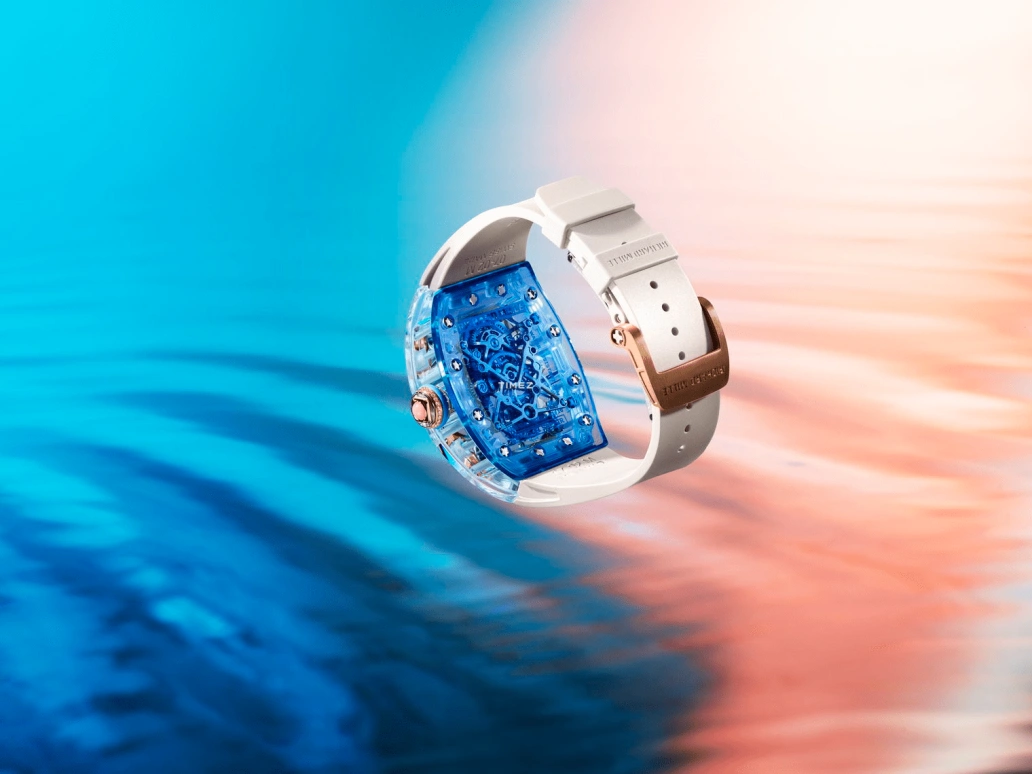 Richard Mille,Tourbillon 32.90x46.75mm,32.90x46.75mm,Sapphire,Silver,Handwound,Tourbillon,65hours,RM 75,RM 75-01 Flying Tourbillon Sapphire Blue