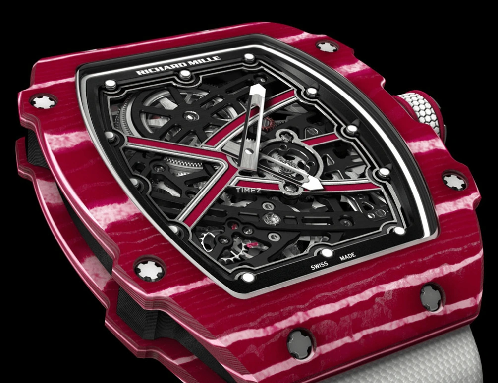 Richard Mille,Not Tourbillon 38.70x47.52mm,38.70x47.52mm,NTPT,Skeleton,Automatic,50hours,In-house Caliber,Karim Benzema,Lando Norris,RM 67,RM 67-02 Mutaz Barshim