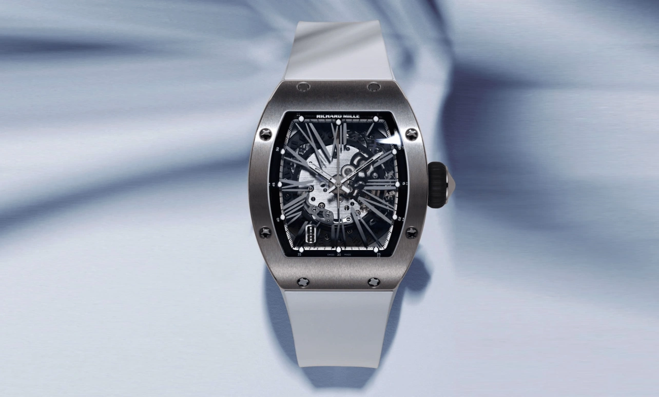 Richard Mille,Not Tourbillon 45x37.80mm,45x37.80mm,Titanium,Skeleton,Automatic,Day,55hours,RM 023 TI