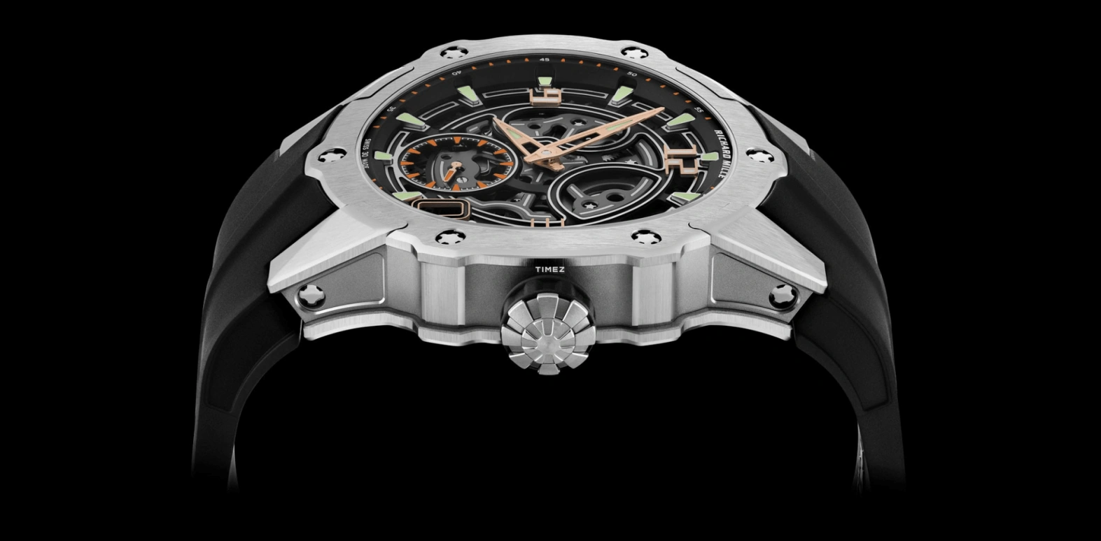Richard Mille,Not Tourbillon 41.70mm,41.70mm,Titanium,Black,Automatic,Day,40hours,RM 33,RM 33-03 Ti