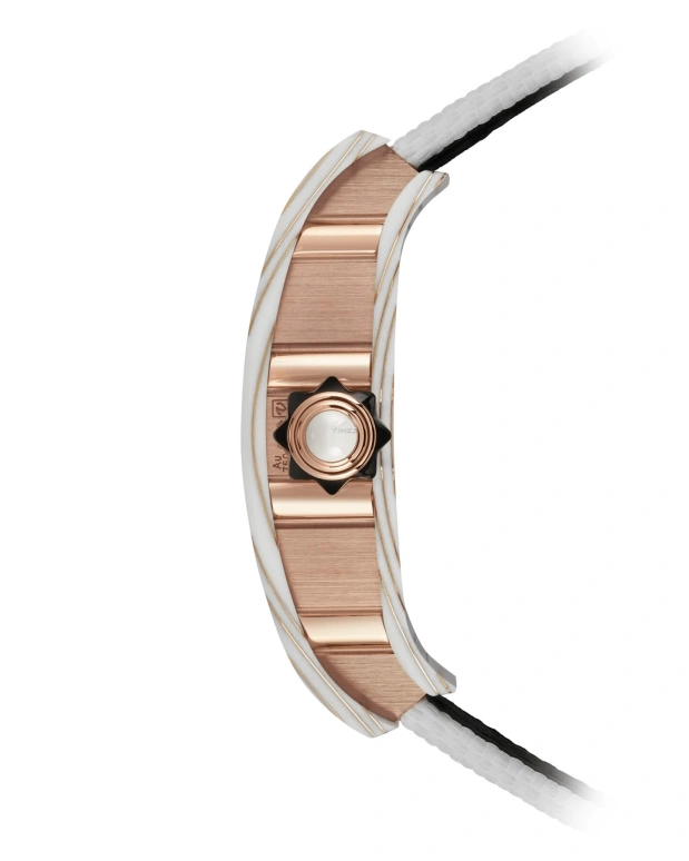 Richard Mille,Tourbillon 52.63x34.40mm,52.63x34.40mm,Red Gold,Quartz TPT,Rose Gold,Automatic,Tourbillon,50hours,RM 74,RM 74-02 WHITE