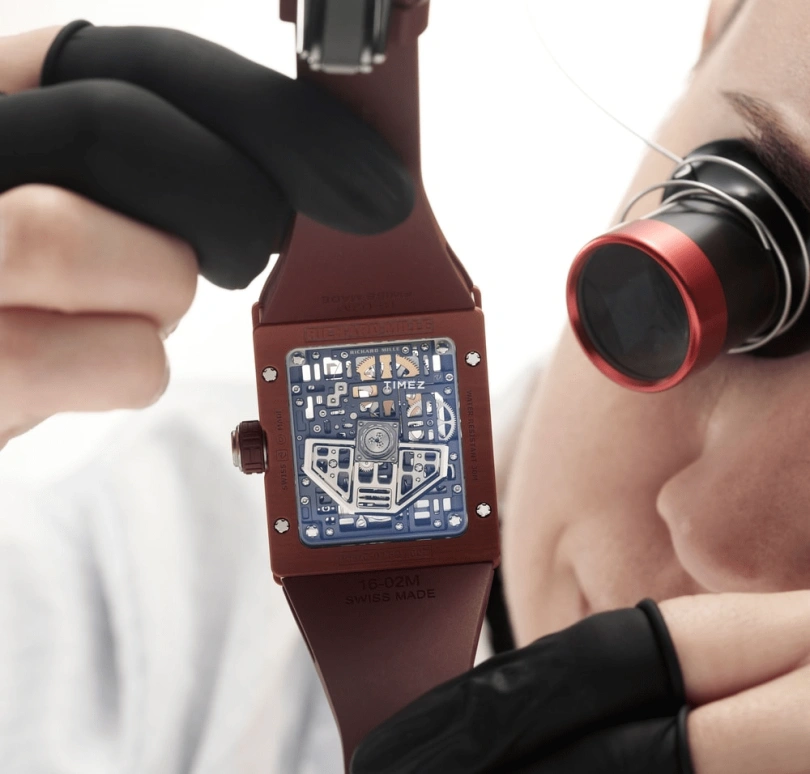 Richard Mille,Not Tourbillon ,Black,Automatic,50hours,In-house Caliber,Sapphire,RM 16,RM 16-02 Red