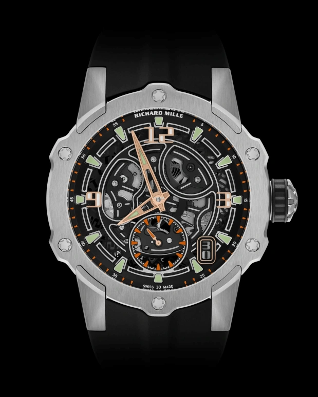 Richard Mille,Not Tourbillon 41.70mm,41.70mm,Titanium,Black,Automatic,Day,40hours,RM 33,RM 33-03 Ti