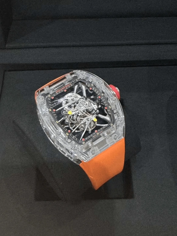Richard Mille,Tourbillon 42.70x50mm,42.70x50mm,Sapphire,Skeleton,Handwound,Tourbillon,RM 56,RM 56-03