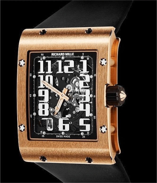 Richard Mille,Not Tourbillon 38x49.80mm,38x49.80mm,Rose Gold,Skeleton,Automatic,Day,Sapphire,RM 016 RG