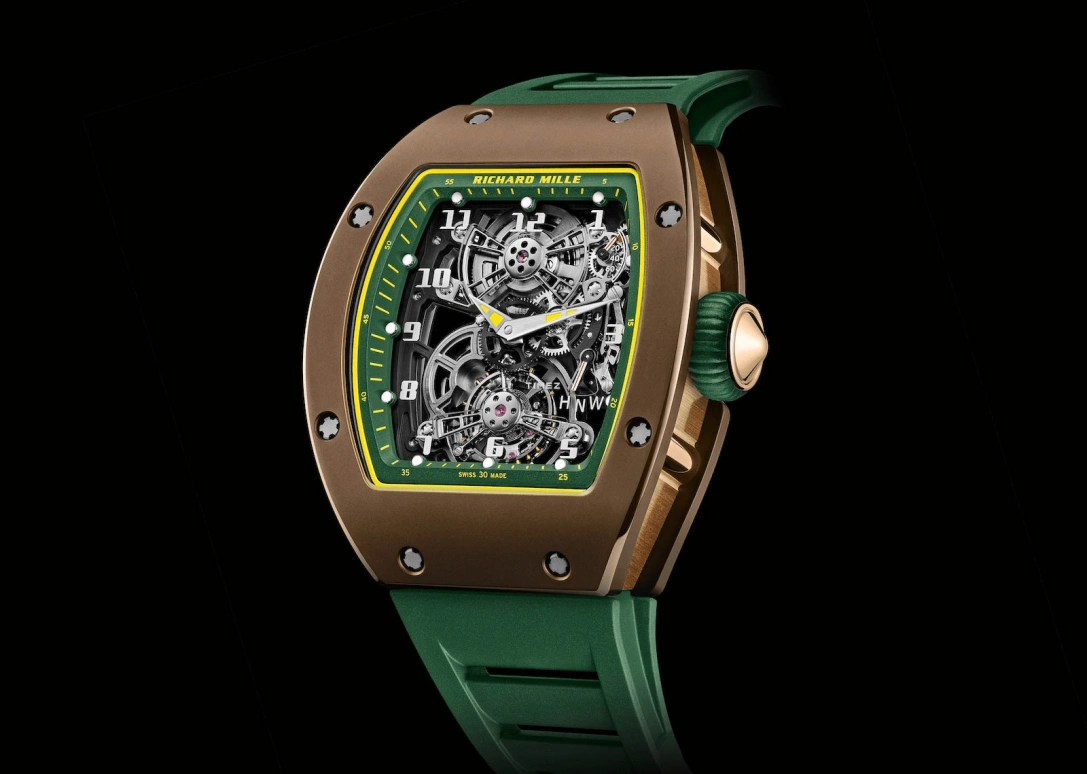 Richard Mille,Tourbillon 40.10x48.15mm,40.10x48.15mm,Ceramic,Rose Gold,Skeleton,Handwound,Power Reserve Indicator,Tourbillon,Function Selector,RM 17,RM 17-01 CE 