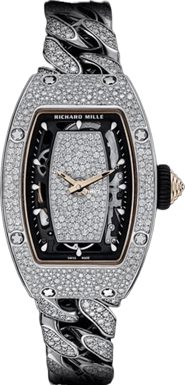 Richard Mille,Not Tourbillon 31.40x45.66mm,31.40x45.66mm,White Gold,Silver,Automatic,50hours,In-house Caliber,Yeoh Choo Kheng,Michelle Yeoh,RM 07,RM 07-01 WG Snow Setting