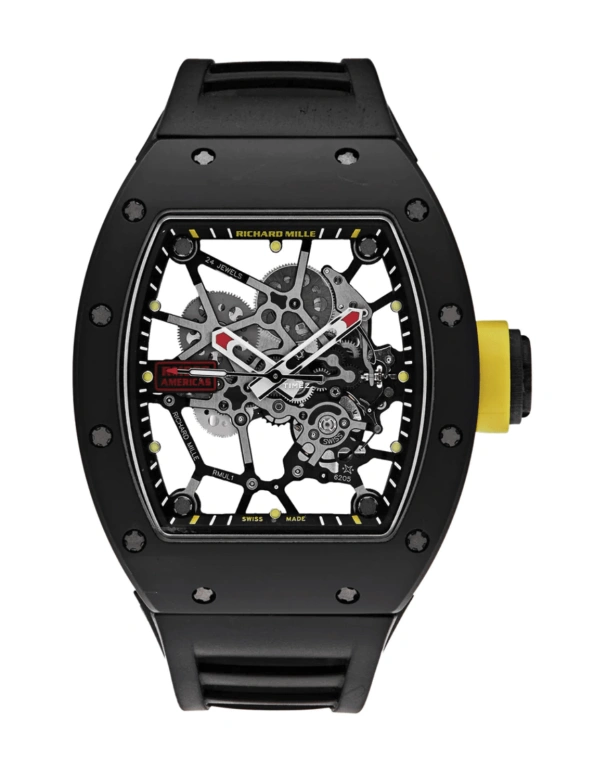 Richard Mille,Not Tourbillon 48x39.70mm,48x39.70mm,Ceramic,Black,Automatic,Chronograph,Sapphire,RM 035 Americas Limited Edition