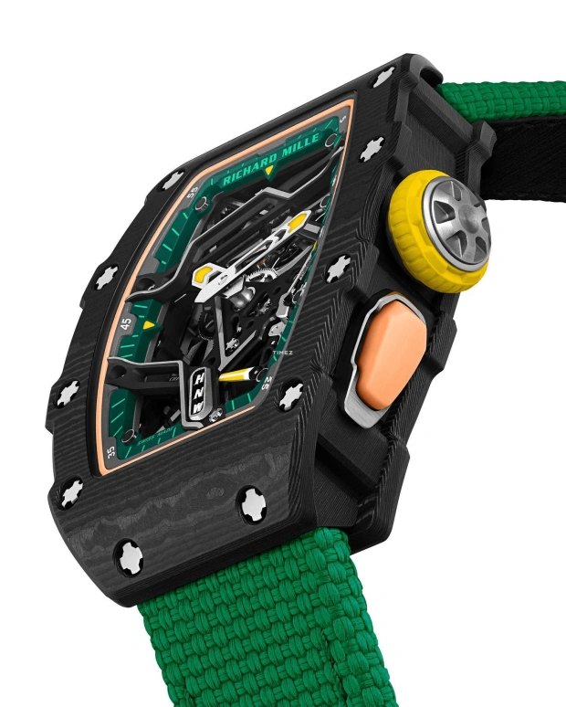 Richard Mille,Not Tourbillon 30.50x44.95mm,30.50x44.95mm,NTPT,Skeleton,Automatic,Sapphire,Crystal Glass,Tonneau,RM 07,RM 07-04 NTPT
