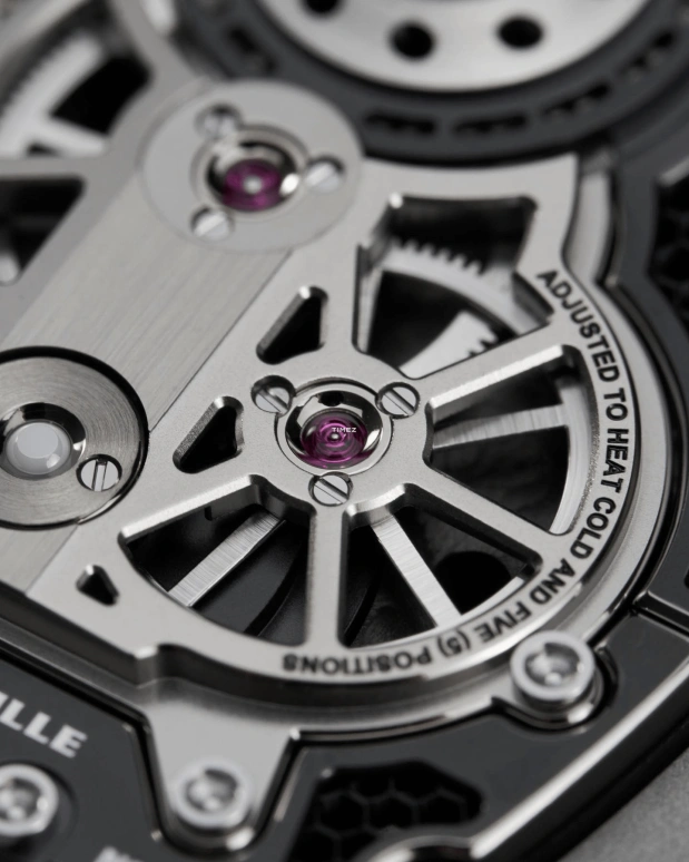 Richard Mille,Tourbillon 42.68x50.12mm,42.68x50.12mm,Titanium,Quartz TPT,Carbon TPT,Skeleton,Handwound,Power Reserve Indicator,Tourbillon,Function Selector,RM 21,RM 21-02 Tourbillon Aerodyne WHITE